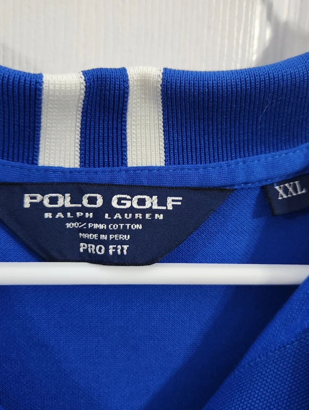 Ralph lauren Polo Golf PRO fit blue polo men XXL Athleisure preppy big pony